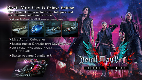  Devil May Cry 5 Deluxe Edition - PlayStation 4 Deluxe